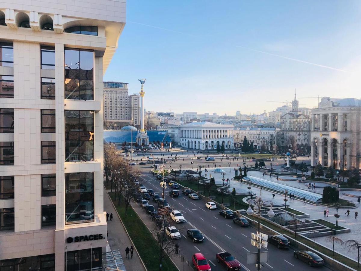 Апартаменты Amazing View Of Maydan! Киев Экстерьер фото